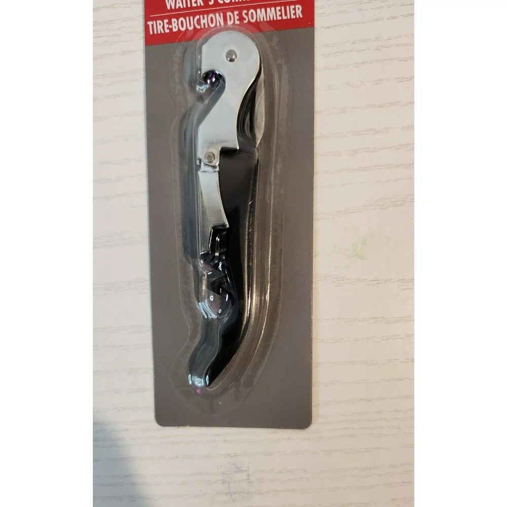 Cooking Concepts Waiter's Corkscrew - Professional Wine Bottle Opener - New